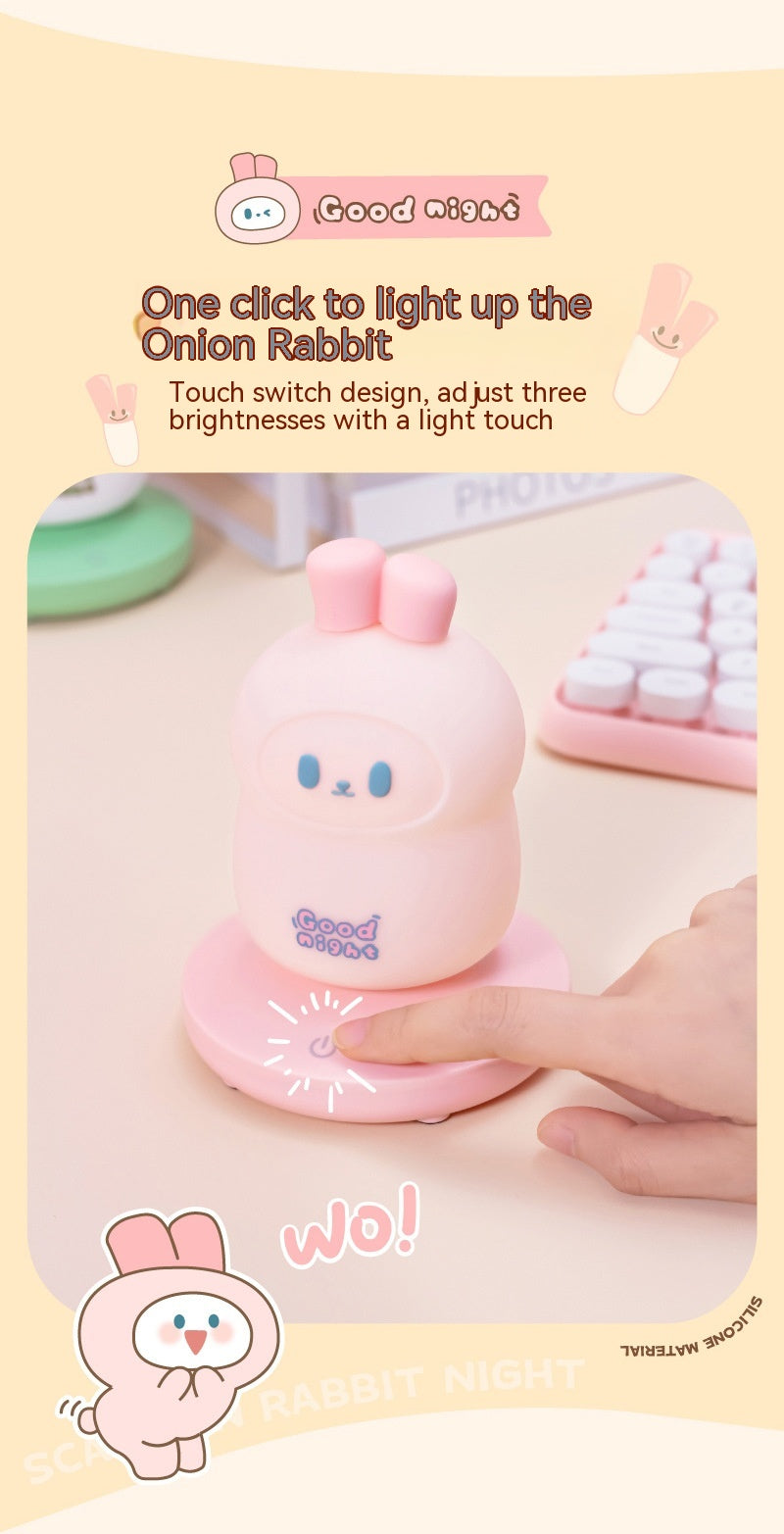 Rabbit Usb Silicone Night Lamp Charging Lamp