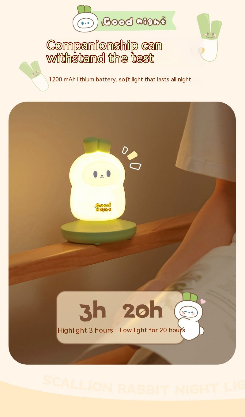 Rabbit Usb Silicone Night Lamp Charging Lamp