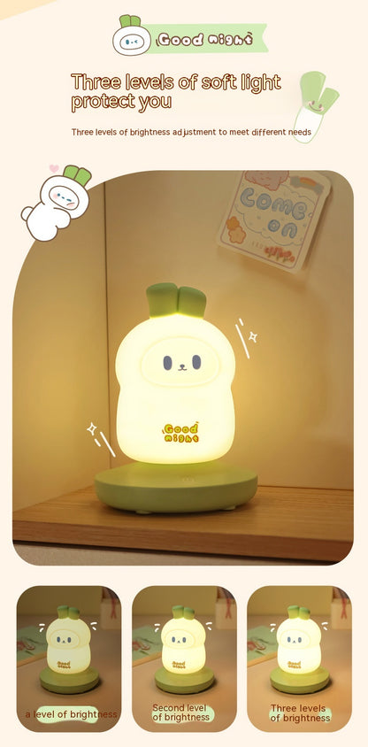 Rabbit Usb Silicone Night Lamp Charging Lamp