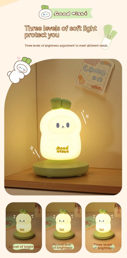 Rabbit Usb Silicone Night Lamp Charging Lamp