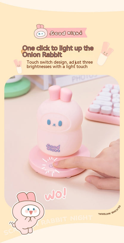 Rabbit Usb Silicone Night Lamp Charging Lamp