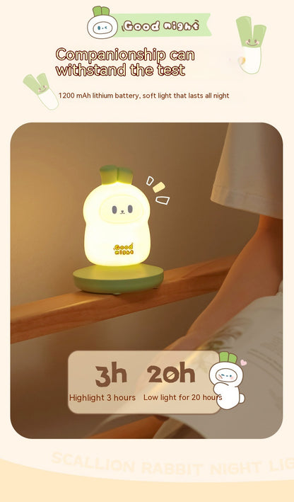 Rabbit Usb Silicone Night Lamp Charging Lamp