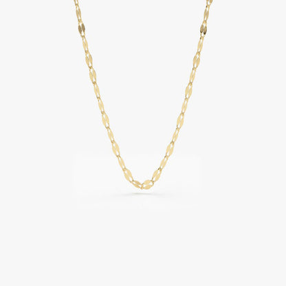 Women's Delicate Lip Chain Necklace